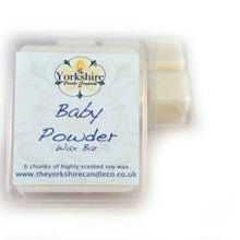 Load image into Gallery viewer, Candle - Baby Powder - hand poured soy wax candles - The Yorkshire Candle Company Ltd
