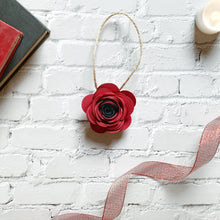 Load image into Gallery viewer, Paper Poppy - Hanging Decoration - Turn the Page Design
