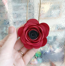 Load image into Gallery viewer, Paper Poppy - Hanging Decoration - Turn the Page Design
