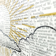 Load image into Gallery viewer, Dictionary Page Print - Little Women Quote - Turn the Page Design
