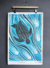Load image into Gallery viewer, Tea Towel - Turtles - Rach Red Designs
