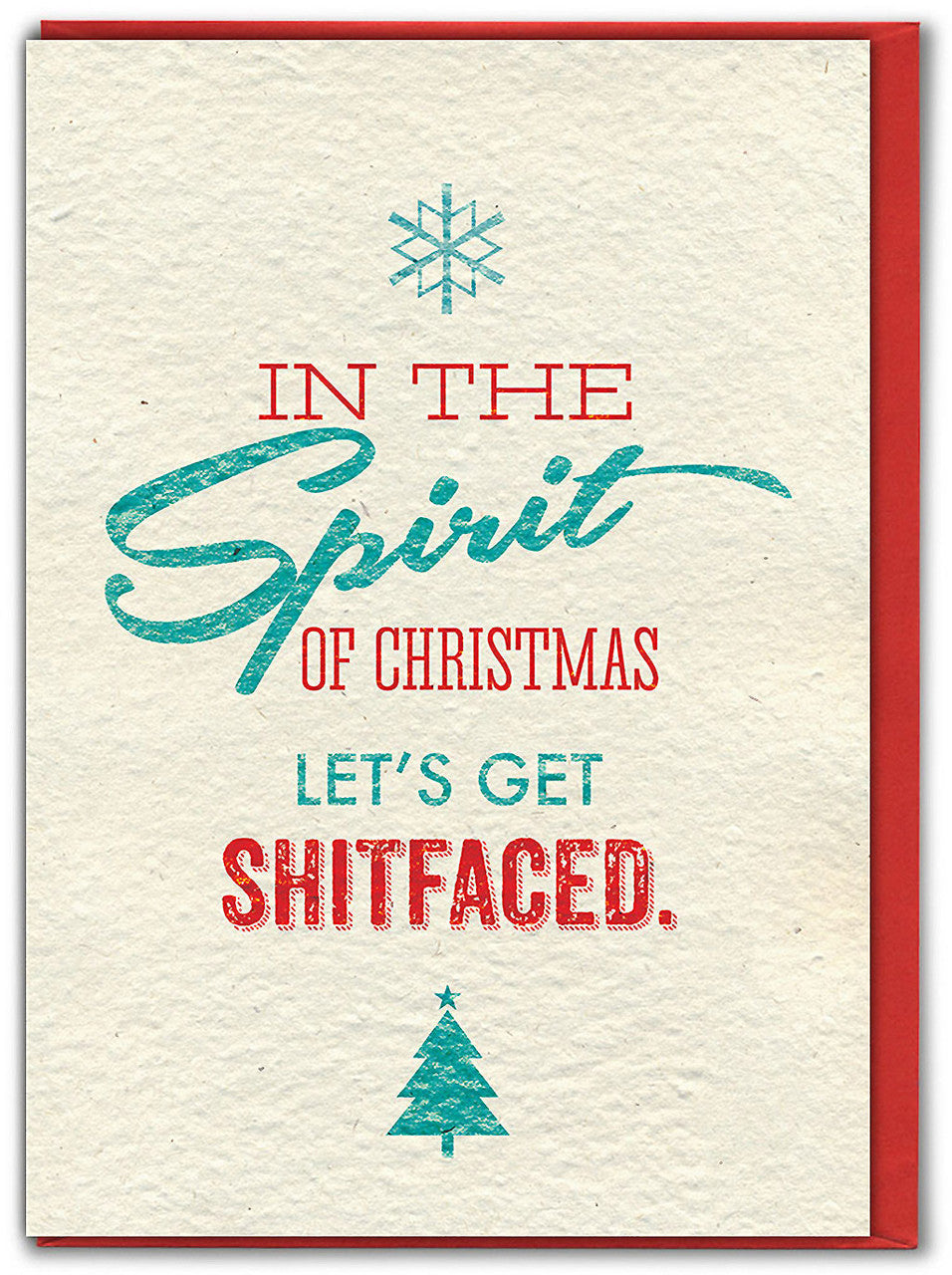 In the Spirit of Christmas - Sweary Christmas Card - Brainbox Candy