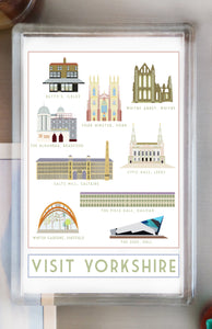 Souvenir Magnets - Travel Style - Sweetpea & Rascal - Yorkshire gift ideas