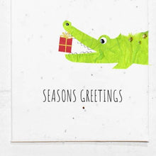 Load image into Gallery viewer, Wildflower Seed Plantable Greetings Card - Seasons Greetings - Eco Friendly Cards
