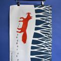 Load image into Gallery viewer, Tea Towel - Foxy - Rach Red Designs
