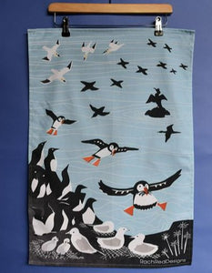 Tea Towel - Seabirds - Rach Red Designs
