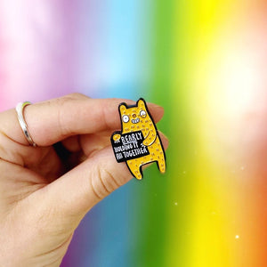 Enamel Pin - Bearly holding it all together - Katie Abey