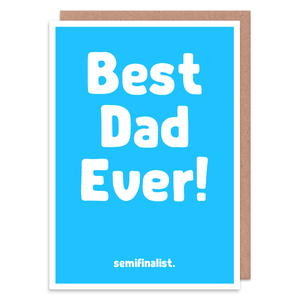 Best Dad Ever: semifinalist - greetings card - Whale and Bird