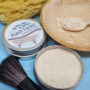 French Clay Face Mask - Brightening - Little Shop of Lathers - handmade body bar