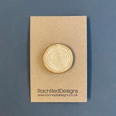 Wooden Laser Cut Brooches - Rach Red Designs