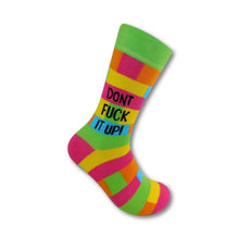 Load image into Gallery viewer, Don&#39;t F*ck it Up Socks - Unisex socks - Urban Eccentric - Sweary Socks
