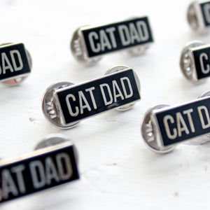 Cat Dad enamel pin - cat lovers - Purple Tree Designs