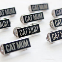 Load image into Gallery viewer, Cat Mum enamel pin - cat lovers - Purple Tree Designs
