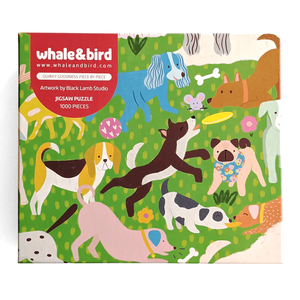 Jigsaw Puzzle - At the Dog Park - 1000 piece puzzle - Whale and Bird