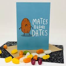 Mates before Dates - friendship card - celebrations - Katie Abey
