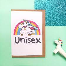 Unisex Card - cheeky unicorn Greetings Card - Innabox - Puns