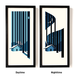 Escape to the Forest screen print - Nighttime - Or8 Design