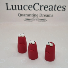 Load image into Gallery viewer, Grumpies - Mini polymer clay desk buddy - Luuce Creates
