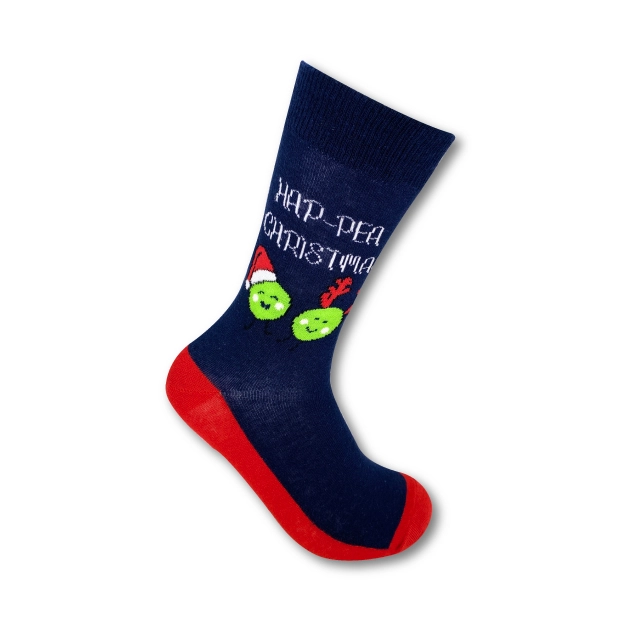 Hap-Pea Christmas Socks - Unisex socks - Urban Eccentric - Christmas Socks