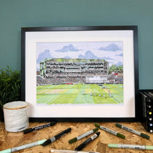 Load image into Gallery viewer, Leeds Cricket Ground - Headingley Stadium - A4 print - Art by Arjo - Leeds artwork
