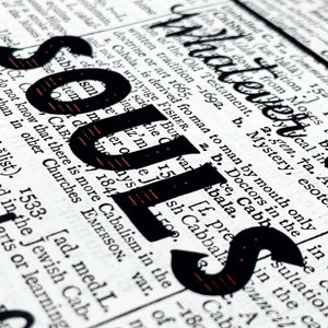 Dictionary Page Print - Wuthering Heights - Emily Bronte Quote -Turn the Page Design