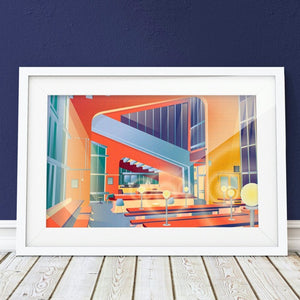 Roger Stevenson Cafe, University of Leeds - A4 Print - Empty Insides Art