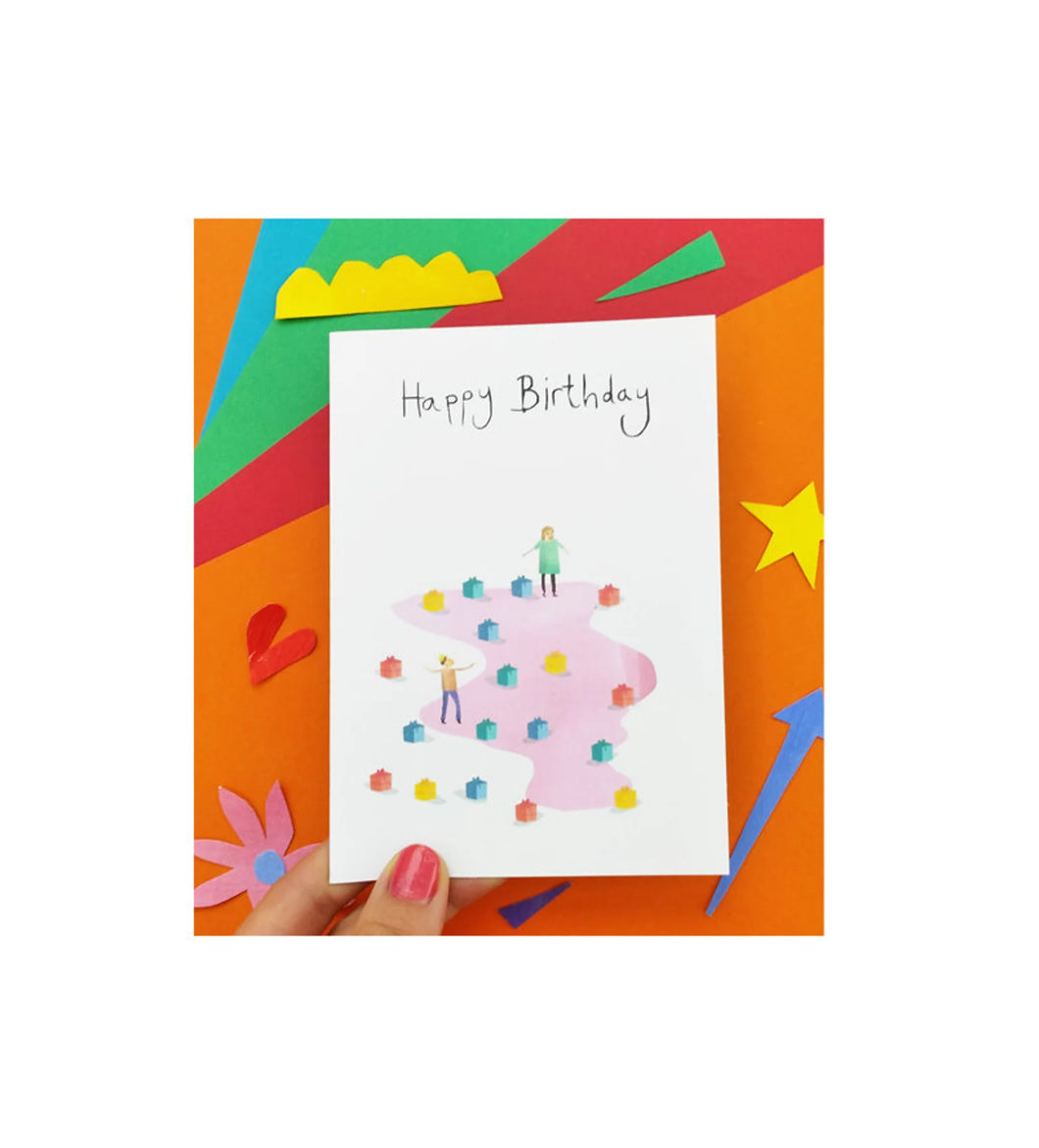 Happy Birthday - Greetings Card - Illustrator Kate