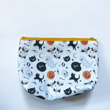 Load image into Gallery viewer, Halloween Characters pouch - Jenna Lee Alldread - make up bag - pencil case
