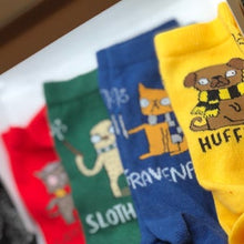 Load image into Gallery viewer, Houses of Hogwarts Socks - Puns - Katie Abey - Magical Gifts
