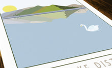 Load image into Gallery viewer, Catbells travel inspired poster print - Sweetpea &amp; Rascal - Lake District Cumbria

