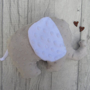 Stuffed Elephant toy - Grey - Sewn by Sarah - new baby gift - nursery - children