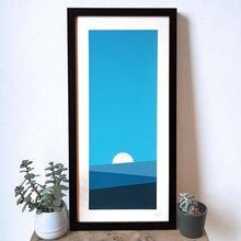 Load image into Gallery viewer, Minimal Sunrise screen print - Art print  - Adventurers - Or8 Design
