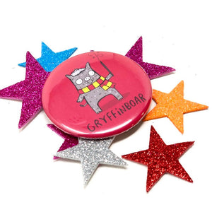 Magical School House Badges - Puns - Katie Abey - gift ideas