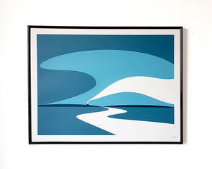 Edge of the Sea Screen print - Or8 Design