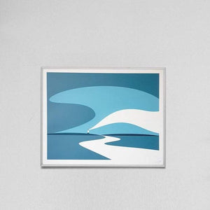 Edge of the Sea Screen print - Or8 Design