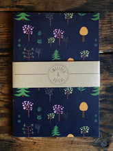Load image into Gallery viewer, Trees A5 size Notebook - Sweetpea and Rascal - note book - stationery lovers
