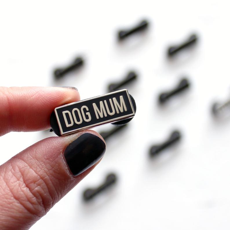 Dog Mum - Enamel pin - dog lovers - Purple Tree Designs