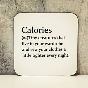 calories dictionary definition coaster
