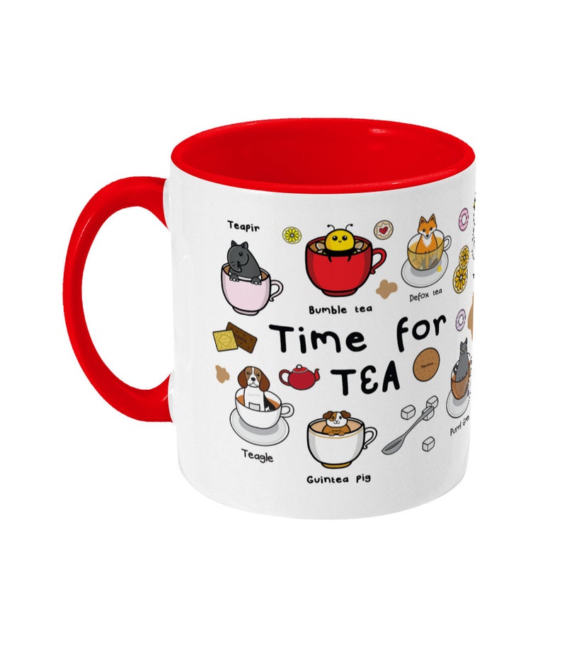 Time for Tea Mug - Animal Puns - Innabox - gift ideas - Tea Lovers