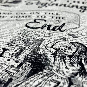 Dictionary Page Print - Alice in Wonderland Quote - Turn the Page Design