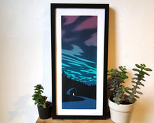 Load image into Gallery viewer, Northern Lights - Aurora Borealis screen print - Art print  - Adventurers - Or8 Design
