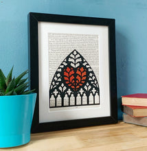 Load image into Gallery viewer, Book Page Print - Heart of Yorkshire - Turn the Page Design
