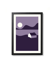 Load image into Gallery viewer, Cabin Screenprint - A4 print - Adventurers - Or8 Design
