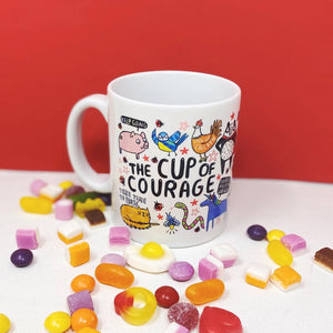 The Cup of Courage - Katie Abey - Bright and colourful - self care - motivational gifts