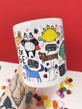 Load image into Gallery viewer, The Cup of Courage - Katie Abey - Bright and colourful - self care - motivational gifts
