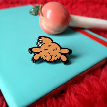 Load image into Gallery viewer, Sloth - Lazy Bum - Puns - Animal Butts - Enamel Pin - Innabox
