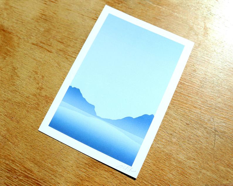 Coastal Sunset A5 print - Or8 Design - choose from 3 designs or all 3!