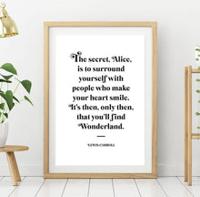 Load image into Gallery viewer, Alice in Wonderland Print - A4 - Blush and Blossom
