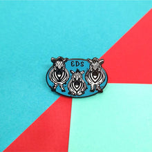 Load image into Gallery viewer, EDS Enamel Pin - Ehlers Dazzle Syndrome - Invisible Illness Club - Innabox - self care

