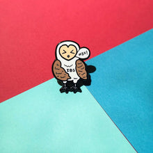 Load image into Gallery viewer, Irritable Owl Syndrome Enamel Pin - Invisible Illness Club - Innabox - self care - IBS
